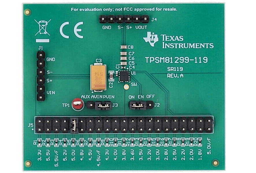 Circuit de localisation - Texas Instruments Module d'évaluation TPSM61299EVM-119