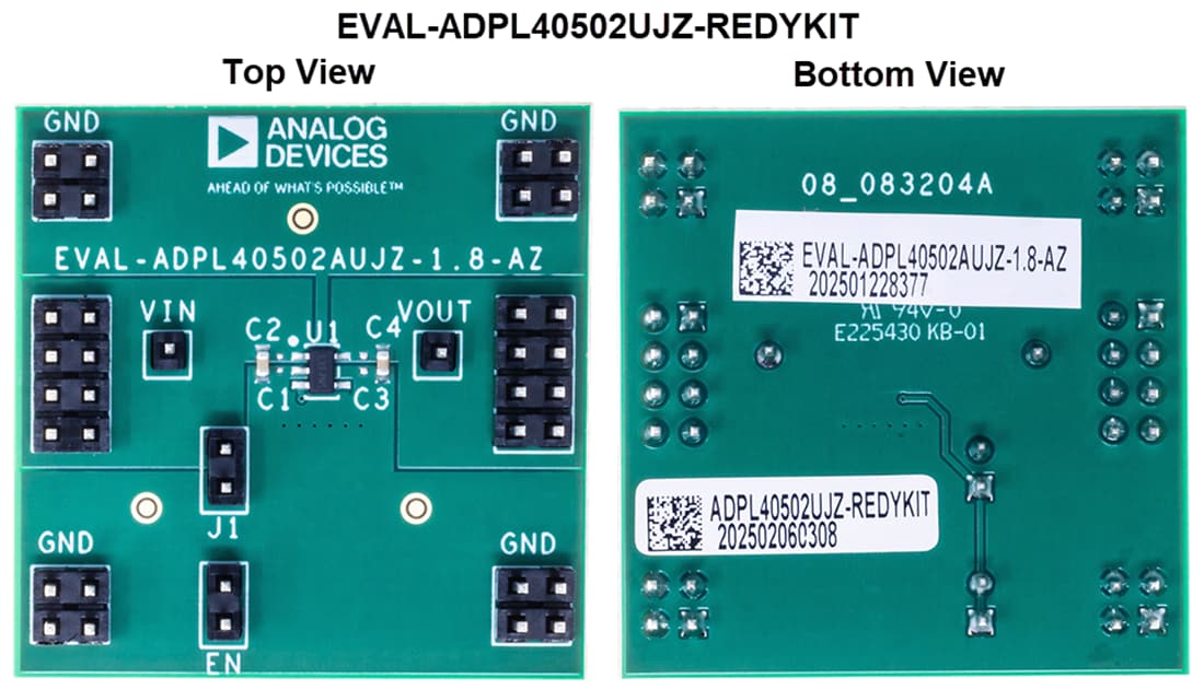Plan mécanique - Analog Devices Inc. Cartes d'évaluation EVAL-ADPL40502-REDYKIT