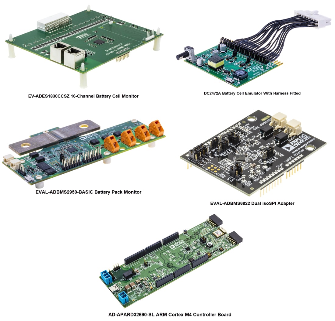 Graphique - Analog Devices Inc. Kit de solution BMS évolutive EVAL-ESS1-SYS