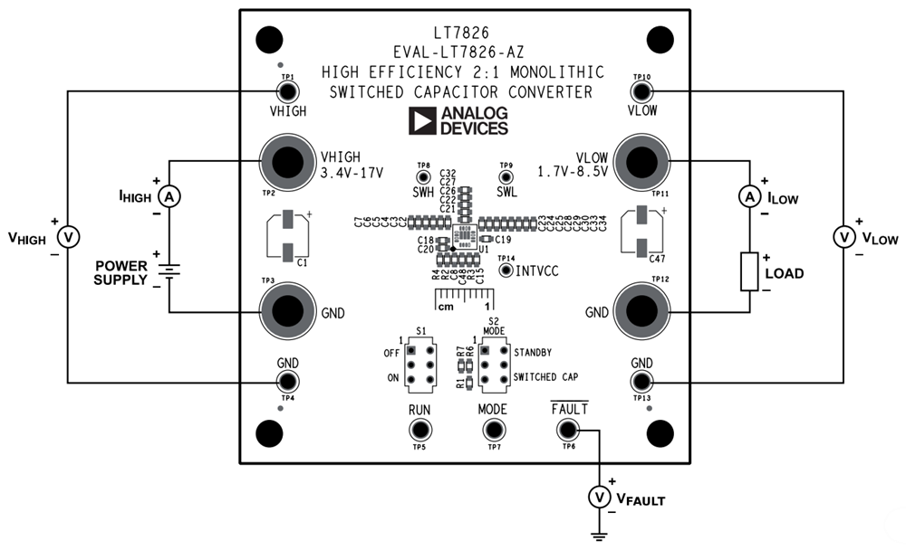 Schéma - Analog Devices Inc. Carte d'évaluation EVAL-LT7826-AZ