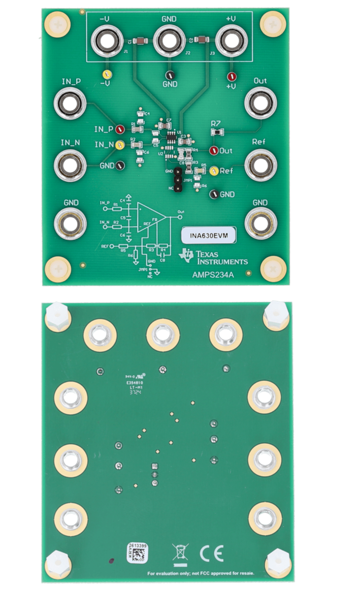 Texas Instruments Module d'évaluation INA630EVM