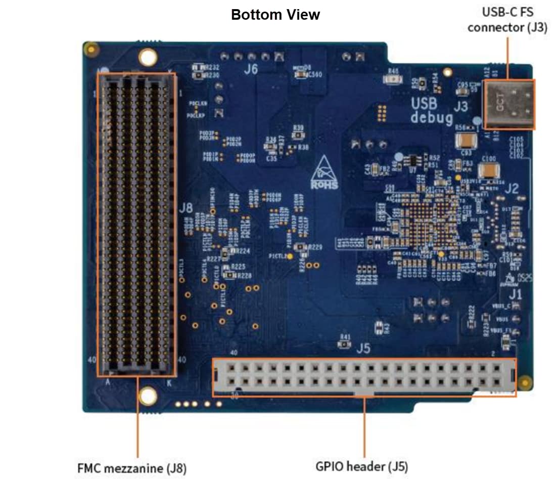 Plan mécanique - Infineon Technologies Kit de développement (DVK) EZ-USB™ FX10