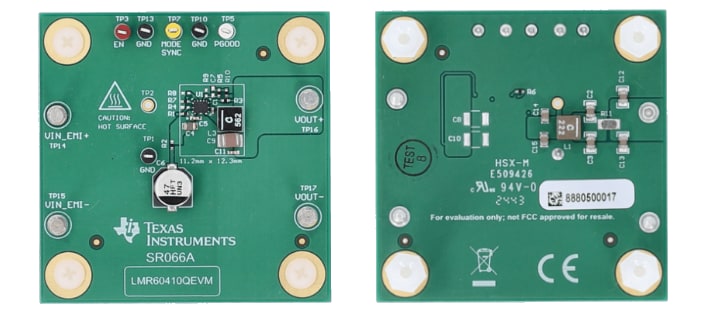 Circuit de localisation - Texas Instruments Module d'évaluation LMR60410QEVM