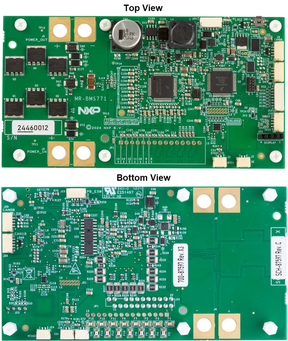Plan mécanique - NXP Semiconductors Système intelligent de gestion de batterie (BMS) MR-BMS771