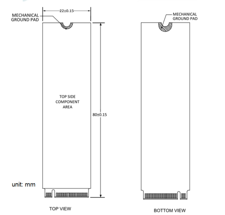Plan mécanique - Kingston SSD (Solid State Drives) OM8TAP4 