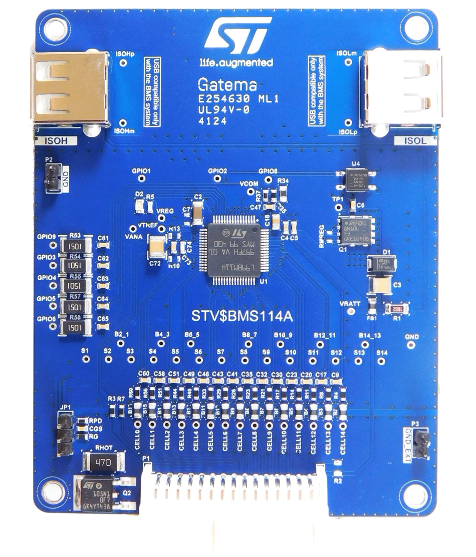 Circuit de localisation - STMicroelectronics Carte d'évaluation BMS STEVAL-BMS114