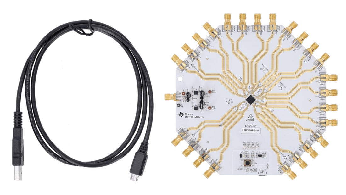 Plan mécanique - Texas Instruments Module d'évaluation (EVM) LMX1205EVM