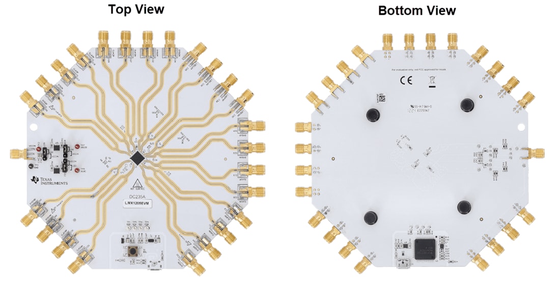 Plan mécanique - Texas Instruments Module d'évaluation (EVM) LMX1205EVM