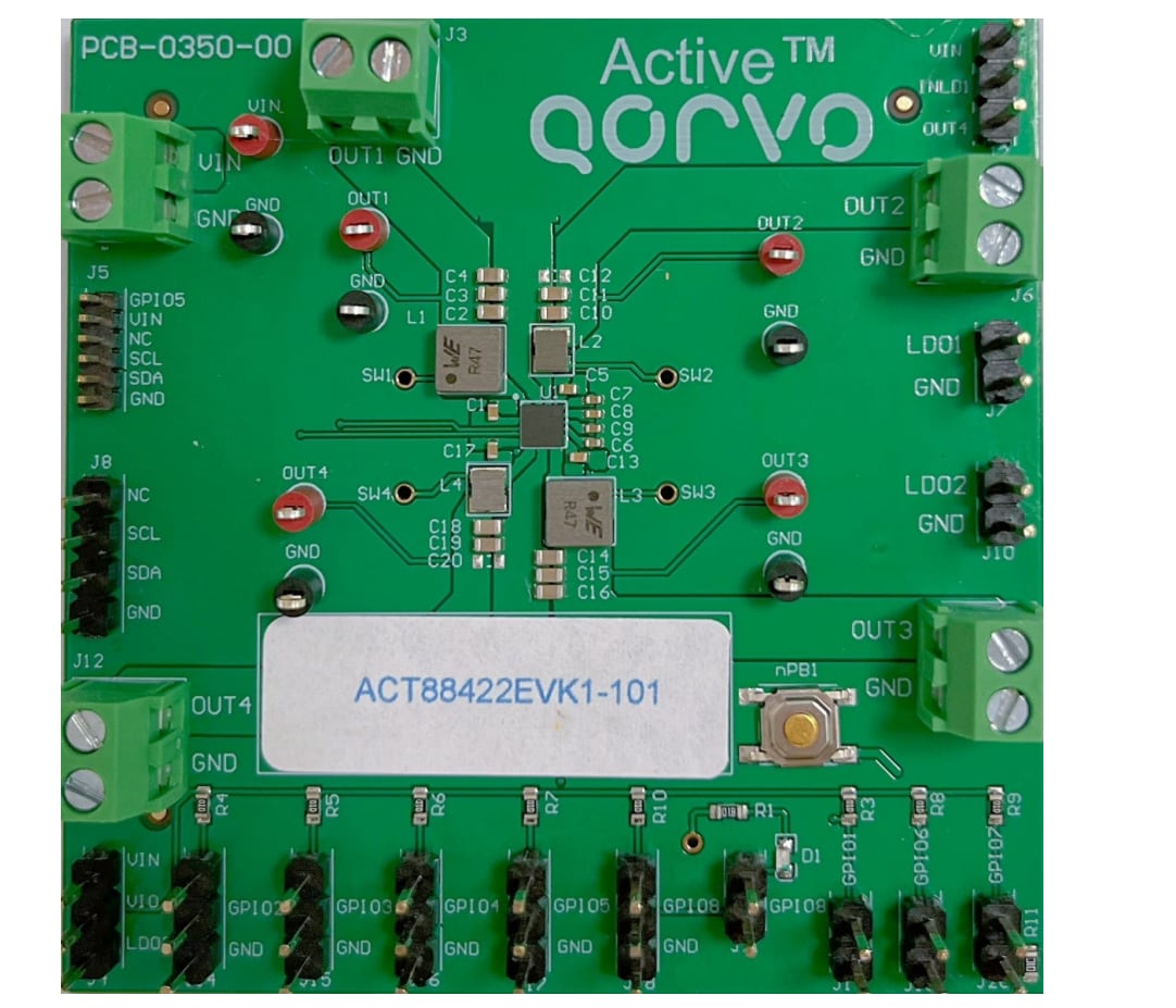 Circuit de localisation - Qorvo Kit d'évaluation ACT88422EVK1-101