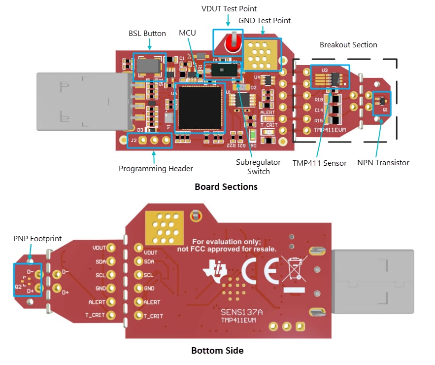 Texas Instruments Module d'évaluation TMP411EVM