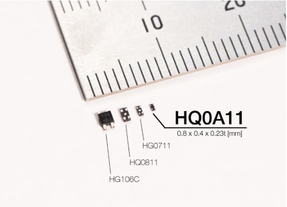 Asahi Kasei Microdevices Élément Hall à puits quantique InAs HQ-0A11 