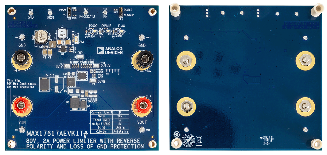 Circuit de localisation - Analog Devices / Maxim Integrated Kit d'évaluation MAX17617AEVKIT