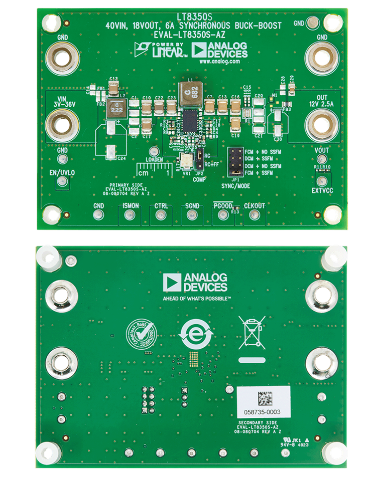 Circuit de localisation - Analog Devices Inc. Carte d'évaluation EVAL-LT8350S-AZ