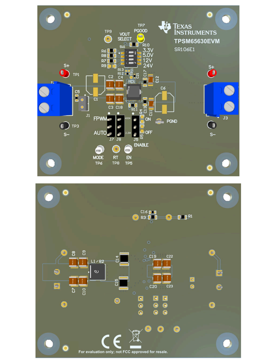 Texas Instruments Module d'évaluation TPSM65630SEVM