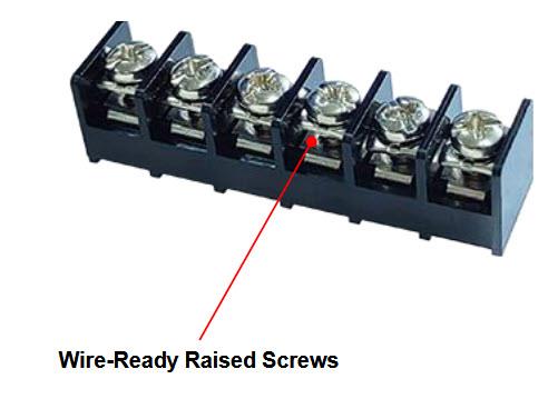 Graphique - Amphenol Anytek Blocs de jonction à barrière à une rangée YK42A