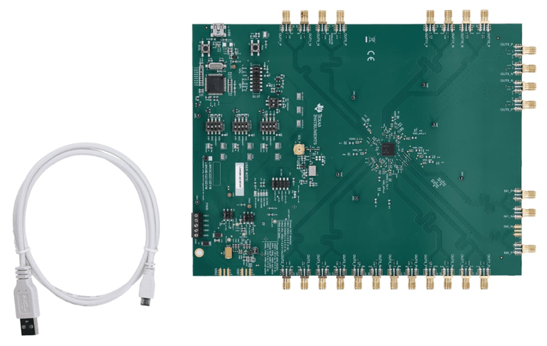 Plan mécanique - Texas Instruments Module d'évaluation (EVM) LMK5B12212EVM