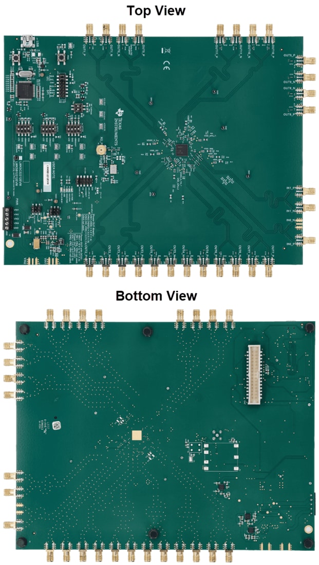 Plan mécanique - Texas Instruments Module d'évaluation (EVM) LMK5B12212EVM