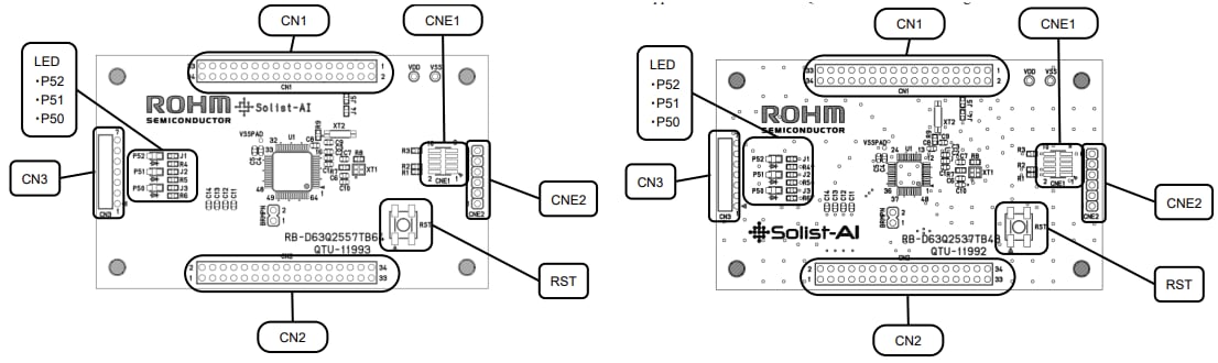 ROHM Semiconductor Cartes de référence RB-D63Q2537 et RB-D63Q2557