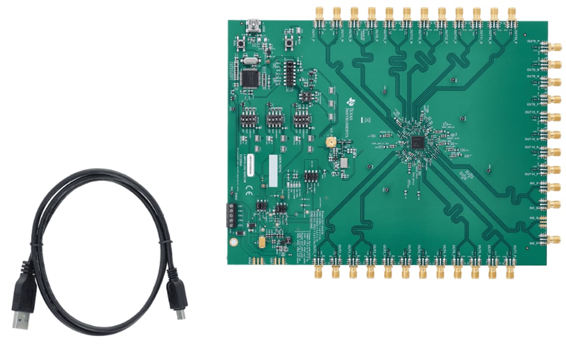 Plan mécanique - Texas Instruments Module d'évaluation (EVM) LMK5C33216AEVM