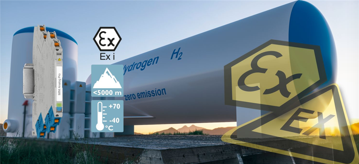 Graphique - Phoenix Contact Modules de conditionnement de signal analogique Pro Ex MINI