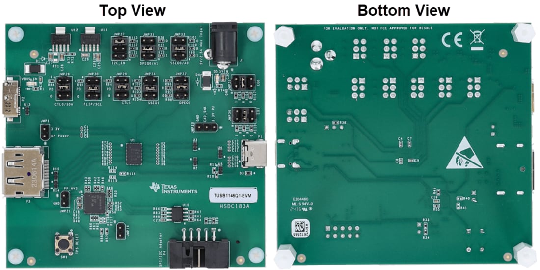 Circuit de localisation - Texas Instruments Module d'évaluation de commutateur TUSB1146Q1-EVM