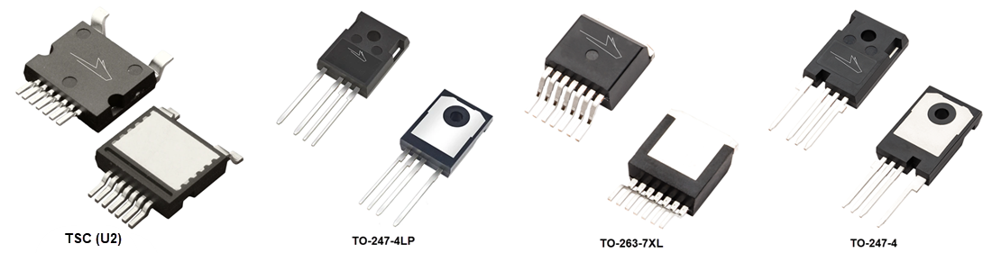 Graphique - Wolfspeed  MOSFET SiC discrets C4MS 1 200 V 