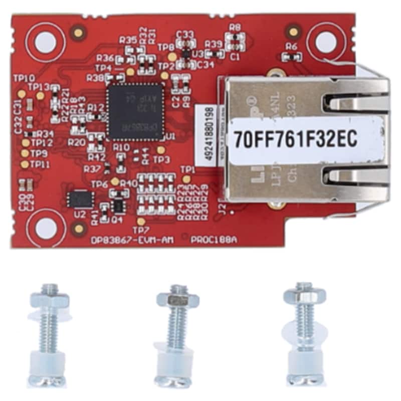 Plan mécanique - Texas Instruments Carte d'extension Ethernet DP83867-EVM-AM PHY 