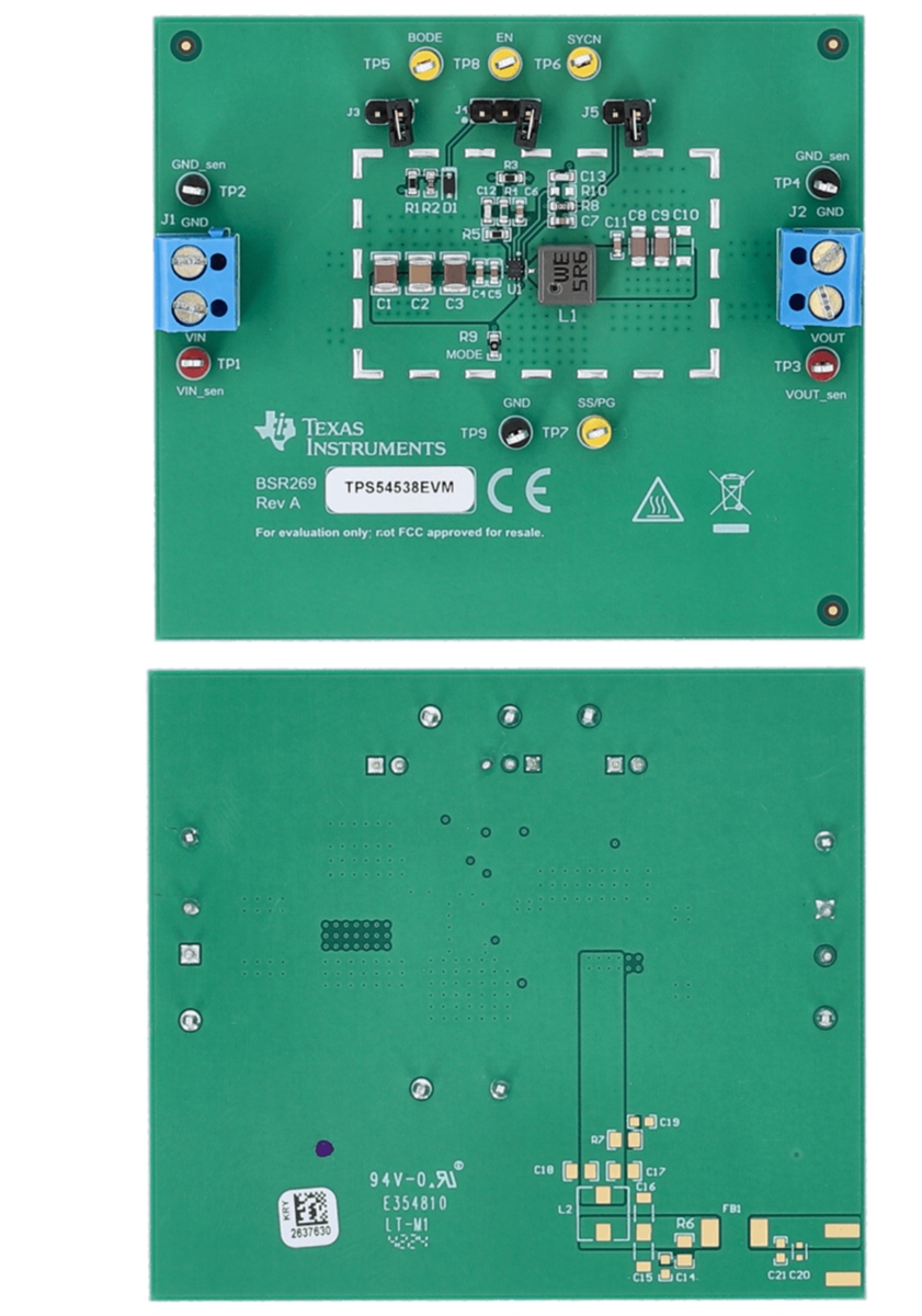 Texas Instruments Module d'évaluation TPS54538EVM