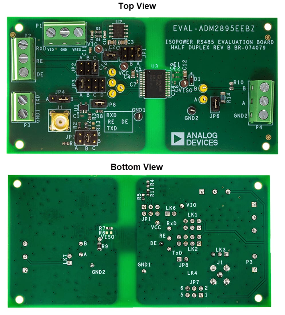 Plan mécanique - Analog Devices Inc. Carte d'évaluation EVAL-ADM2895EEBZ pour ADM2895E