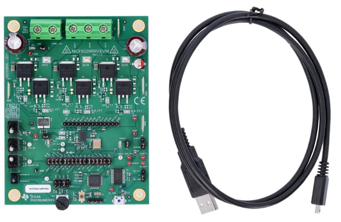 Plan mécanique - Texas Instruments Module d'évaluation (EVM) de pilote MCF8329RRYEVM