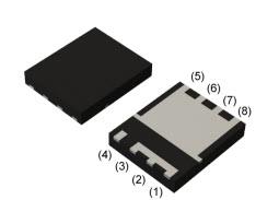 Plan mécanique - ROHM Semiconductor MOSFET de puissance RS7