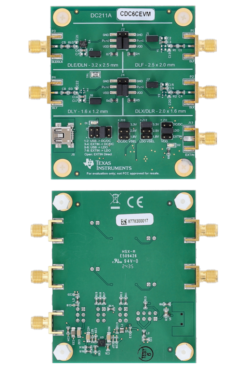 Texas Instruments Module d'évaluation CDC6CEVM