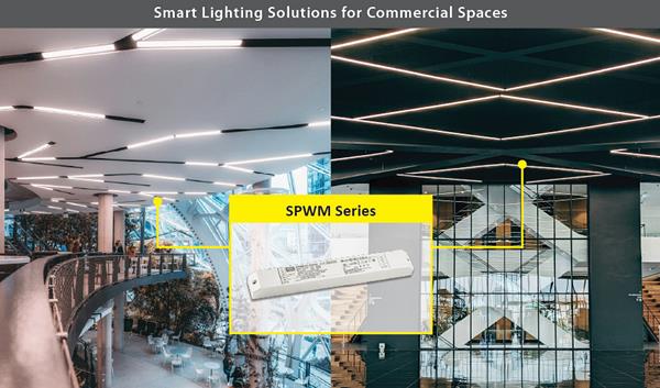 Infographie - MEAN WELL Pilotes LED SPWM-75/150/240 pour la graduation et le réglage de la couleur