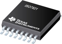 Isolateurs numériques à 2 ou 4 voies ISO78xx Texas Instruments