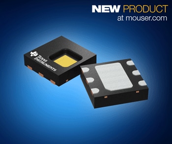 TI's HDC2080 Digital Humidity and Temperature Sensor, Now at Mouser, Boasts High Accuracy at Low Power for Smart Devices